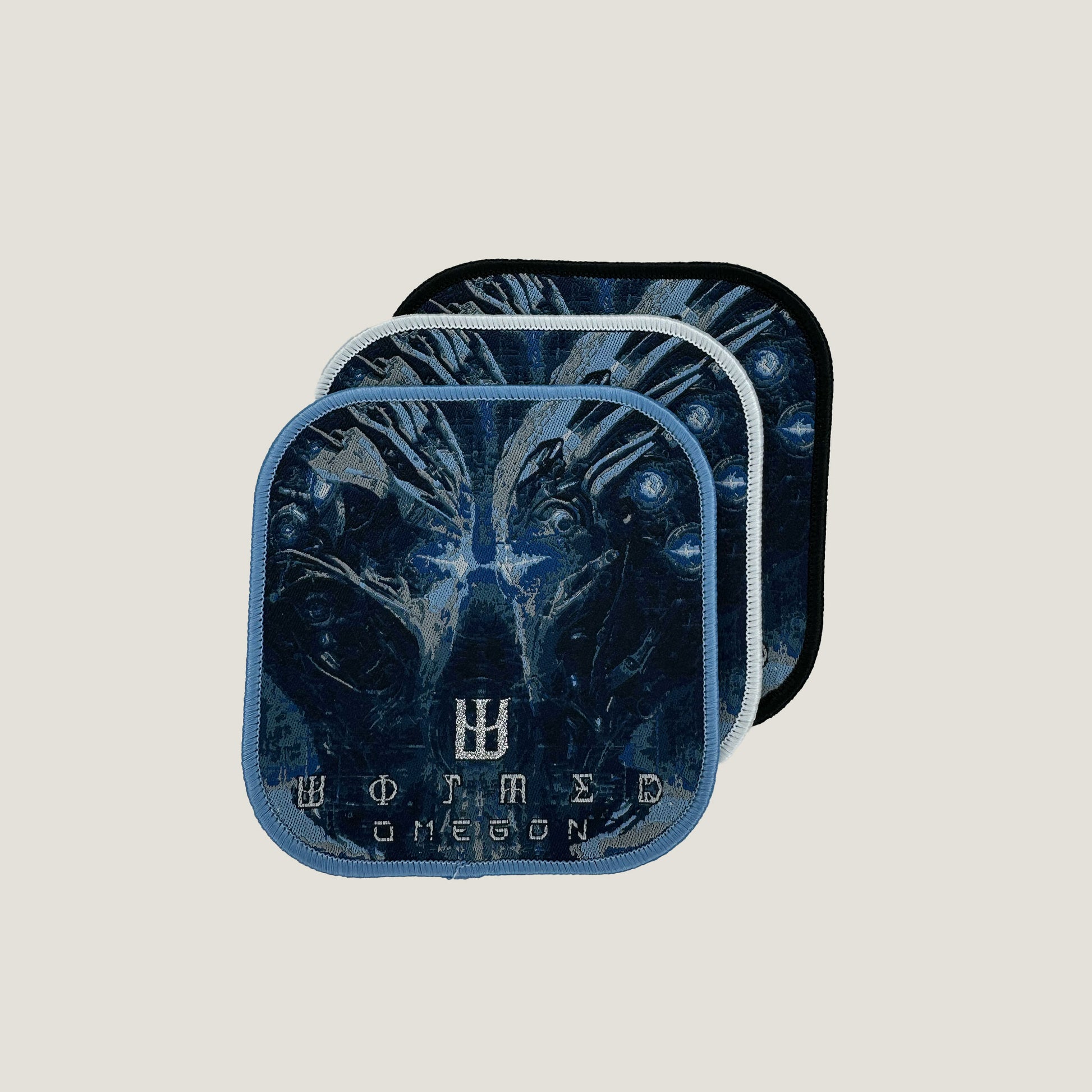 Temporal Dimensions Patches Wormed Omegon Woven Patches