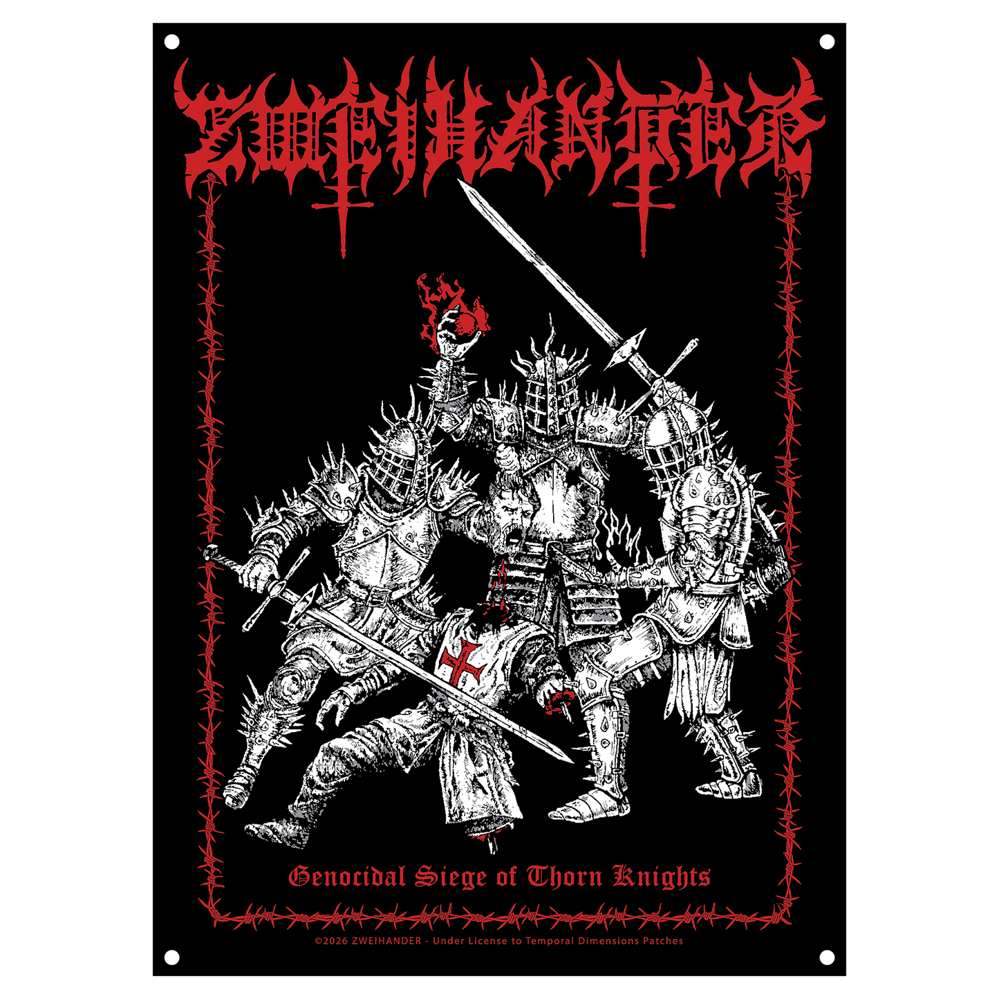 Temporal Dimensions Patches Zweihander Genocidal Siege of Thorn Knights Flag