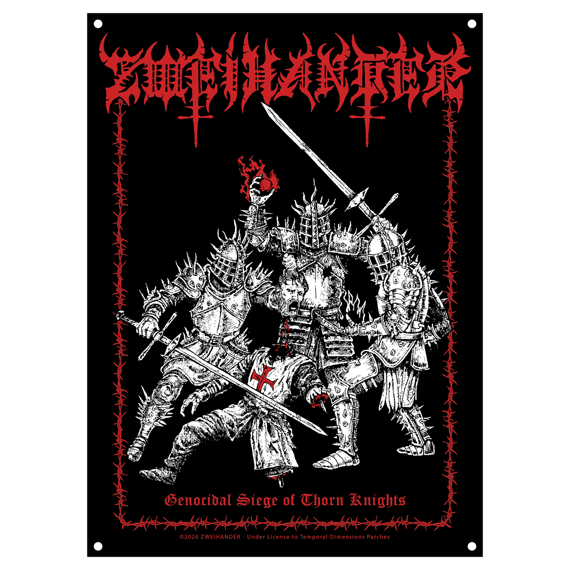 Temporal Dimensions Patches Zweihander Genocidal Siege of Thorn Knights Flag