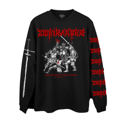 Temporal Dimensions Patches Zweihander Genocidal Siege of Thorn Knights Longsleeve Front