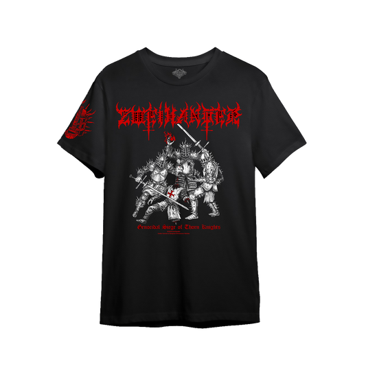 Temporal Dimensions Patches Zweihander Genocidal Siege of Thorn Knights Shortsleeve Front