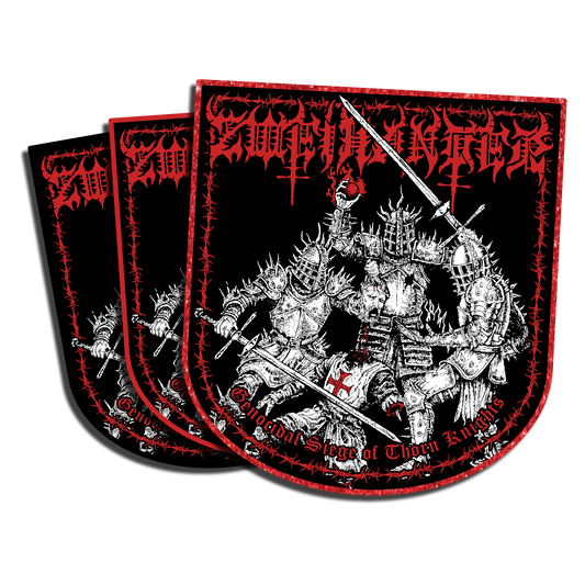Temporal Dimensions Patches Zweihander Genocidal Siege of Thorn Knights Woven Metal Patches
