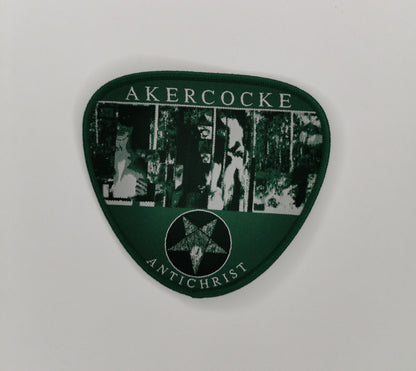 TDP Akercocke Antichrist Green Border Woven Patch