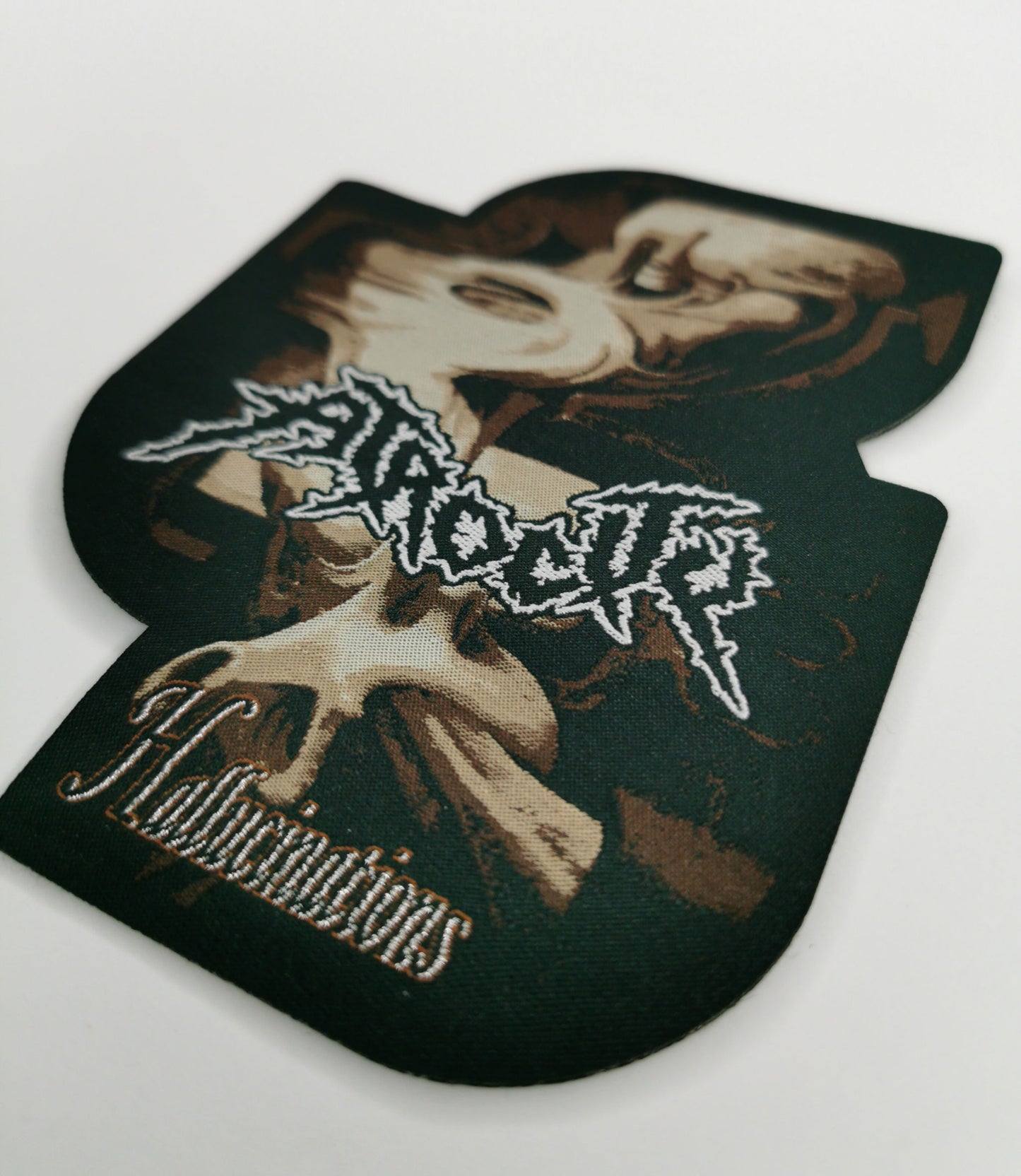 Atrocity Hallucinations German Technical Death Metal Laser Cut Metal Patch