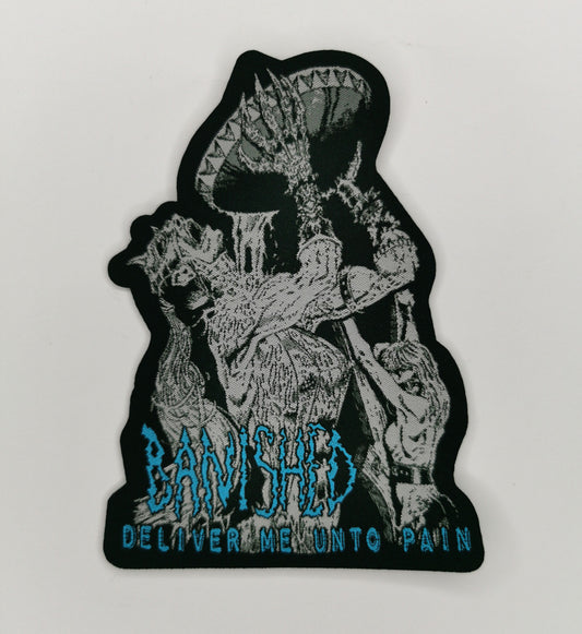 Banished Deliver Me Unto Pain Old School Death Metal Woven Patch