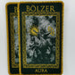 Bolzer Aura Golden and Golden Glitter BorderWoven Patches Swiss Black Death Metal