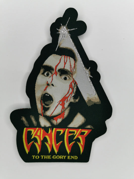 Cancer To The Gory End Laser Cut Patch Death Thrash Metal