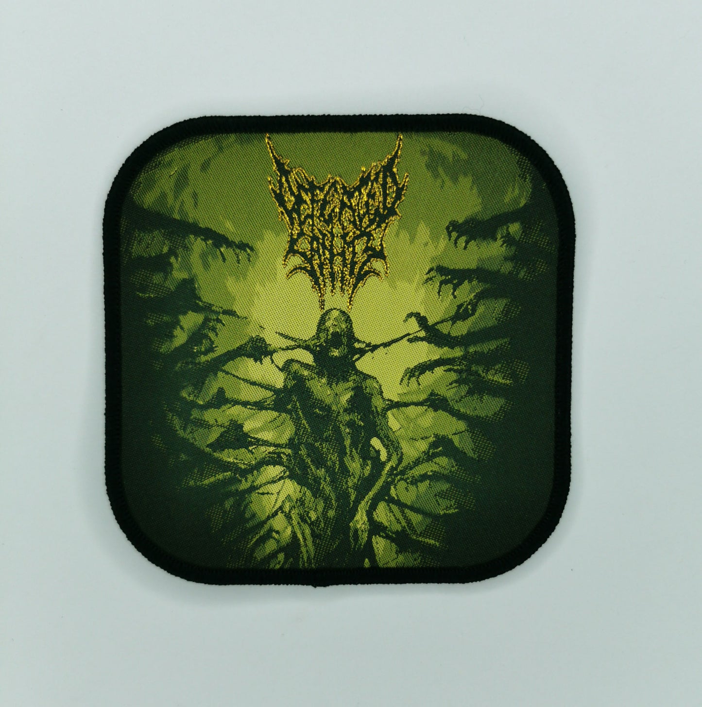Defeated Sanity Passages into Deformity Black Border Woven Patch Technical Brutal Death Metal