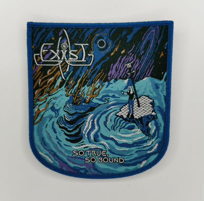 Exist So True So Bound Dark Blue Border Woven Patch American Progressive Metal