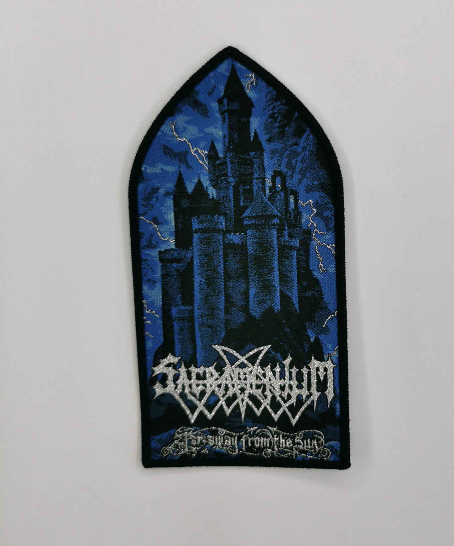 TDP Sacramentum Far Away from the Sun Black Border Woven Patch