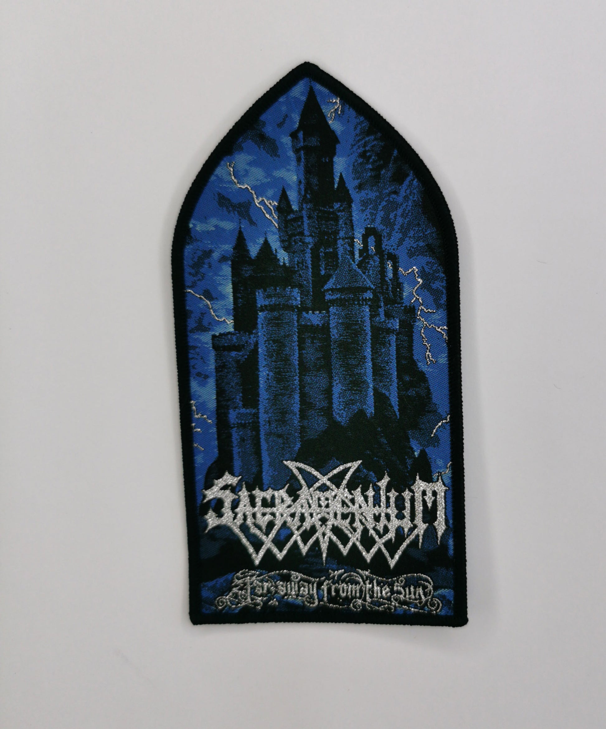 TDP Sacramentum Far Away from the Sun Black Border Woven Patch