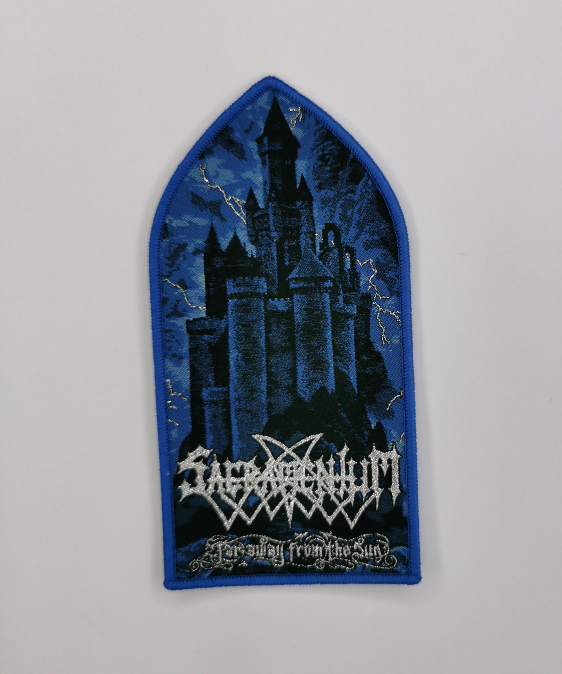 TDP Sacramentum Far Away from the Sun Blue Border Woven Patch