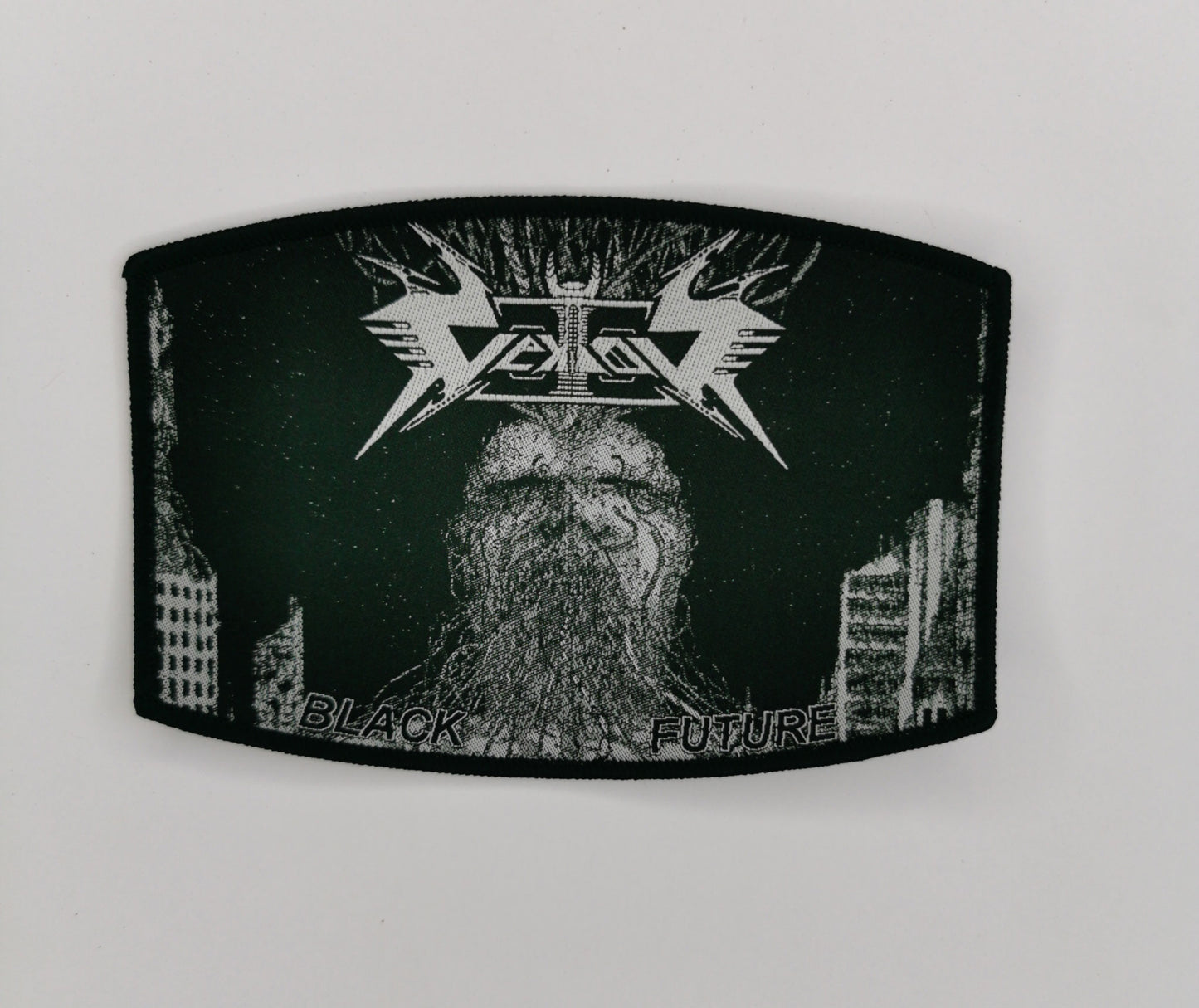 TDP Vektor Black Future Black Border Woven Patch