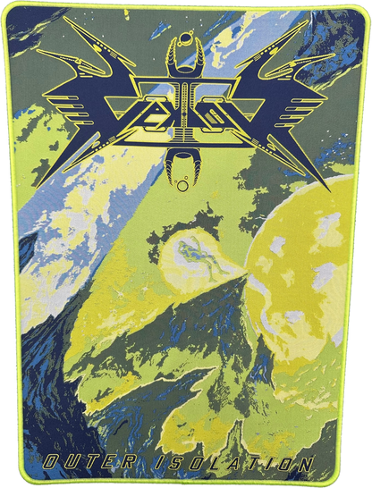 Vektor Outer Isolation Green Border Woven Backpatch Progressive Thrash Metal